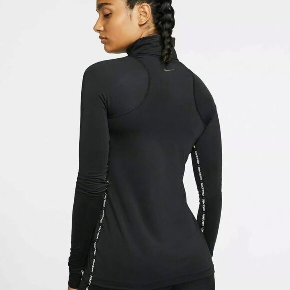 Nike Womens Pro turtleneck Dri-Fit running top - Picture 2 of 3